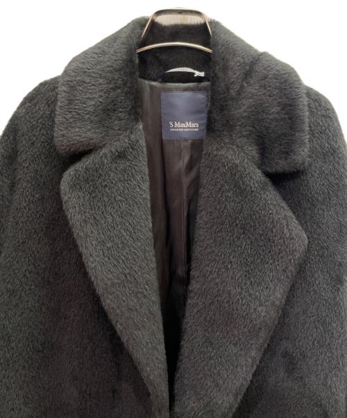 'S Max Mara（エスマックスマーラ）'S Max Mara (エスマックスマーラ) アルパカ混ロングコート ブラック サイズ:42の古着・服飾アイテム