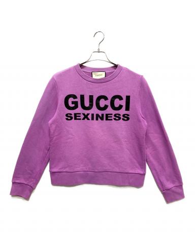 中古・古着通販】GUCCI (グッチ) Gucci sexiness print sweatshirt
