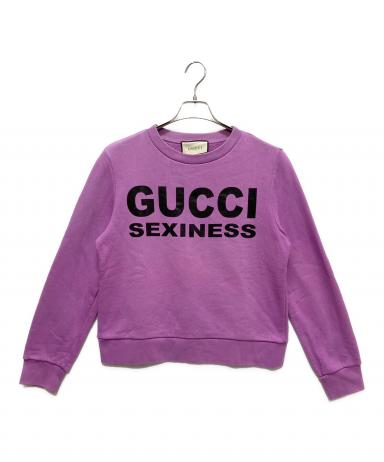 中古・古着通販】GUCCI (グッチ) Gucci sexiness print sweatshirt