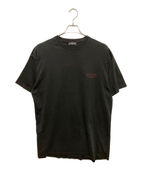 BALENCIAGA（バレンシアガ）BALENCIAGA (バレンシアガ) SINNERS Tシャツ ブラック サイズ:Sの古着・服飾アイテム