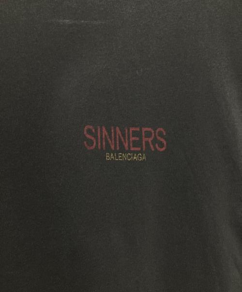 BALENCIAGA（バレンシアガ）BALENCIAGA (バレンシアガ) SINNERS Tシャツ ブラック サイズ:Sの古着・服飾アイテム