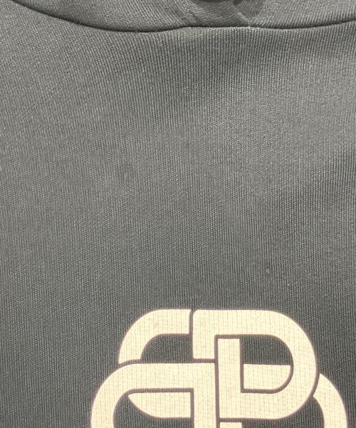 BALENCIAGA（バレンシアガ）BALENCIAGA (バレンシアガ) BBロゴプリントフーディ ブラック サイズ:XSの古着・服飾アイテム