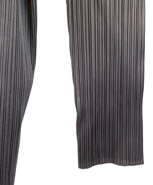 PLEATS PLEASE（プリーツプリーズ）PLEATS PLEASE (プリーツプリーズ) プリーツカーディガン グレー サイズ:3の古着・服飾アイテム