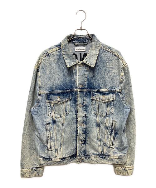 BALENCIAGA（バレンシアガ）BALENCIAGA (バレンシアガ) denim jacket/バックロゴデニムジャケット インディゴ サイズ:36の古着・服飾アイテム