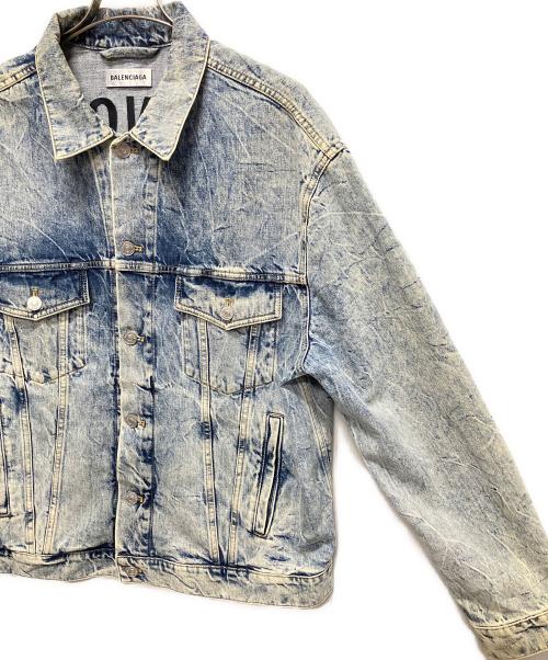 BALENCIAGA（バレンシアガ）BALENCIAGA (バレンシアガ) denim jacket/バックロゴデニムジャケット インディゴ サイズ:36の古着・服飾アイテム