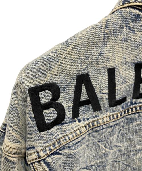 BALENCIAGA（バレンシアガ）BALENCIAGA (バレンシアガ) denim jacket/バックロゴデニムジャケット インディゴ サイズ:36の古着・服飾アイテム