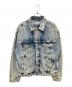 BALENCIAGA（バレンシアガ）の古着「denim jacket/バックロゴデニムジャケット」｜インディゴ