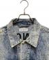 中古・古着 BALENCIAGA (バレンシアガ) denim jacket/バックロゴデニムジャケット インディゴ サイズ:36：85000円