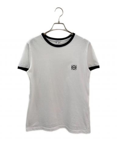 中古・古着通販】LOEWE (ロエベ) アナグラム刺繍Tシャツ ホワイト