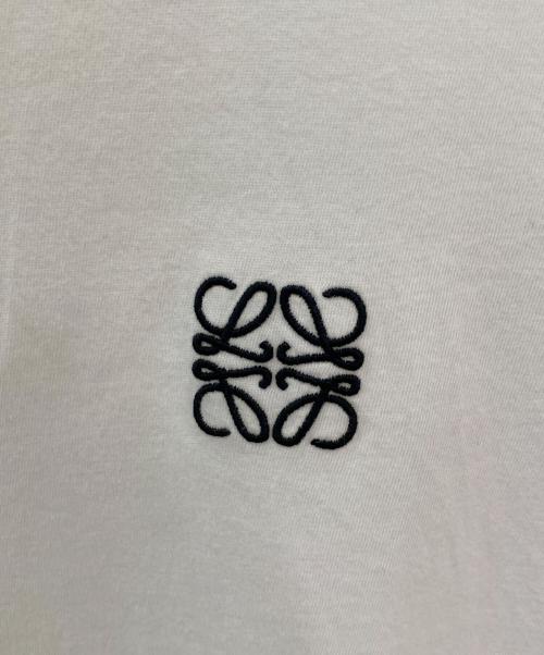 LOEWE（ロエベ）LOEWE (ロエベ) アナグラム刺繍Tシャツ ホワイト サイズ:Sの古着・服飾アイテム