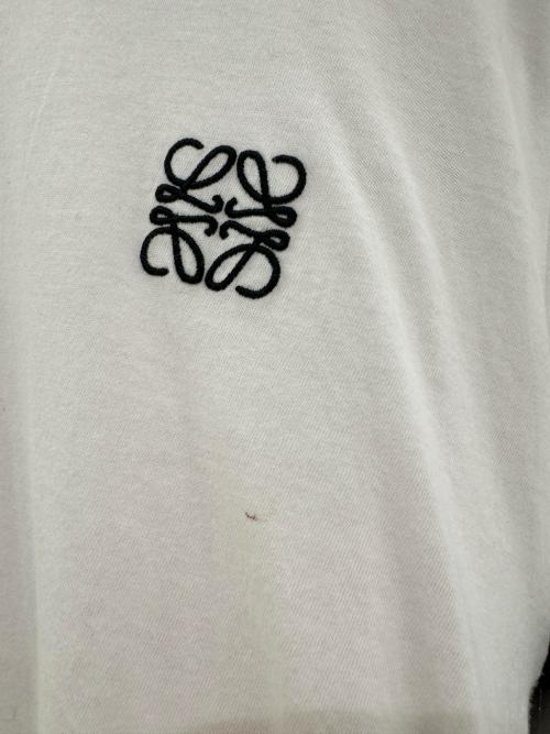 LOEWE（ロエベ）LOEWE (ロエベ) アナグラム刺繍Tシャツ ホワイト サイズ:Sの古着・服飾アイテム