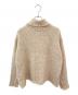 MM6 Maison Margiela (エムエムシックスメゾンマルジェラ) ヘアリー ロールネック ニット セーター ベージュ サイズ:XS：20000円