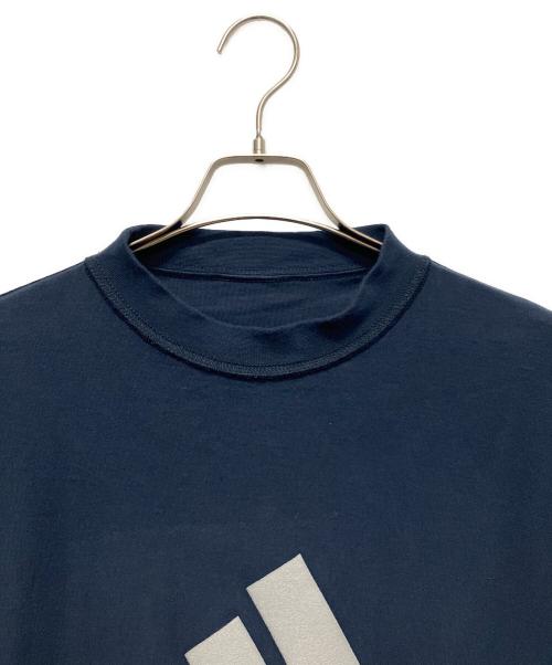 BALENCIAGA（バレンシアガ）BALENCIAGA (バレンシアガ) adidas (アディダス) ロゴ刺繍インサイドアウトTシャツ ネイビー サイズ:2の古着・服飾アイテム
