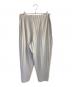 HOMME PLISSE ISSEY MIYAKE (オム プリッセ イッセイ ミヤケ) プリーツパンツ ライトグレー サイズ:１：28000円