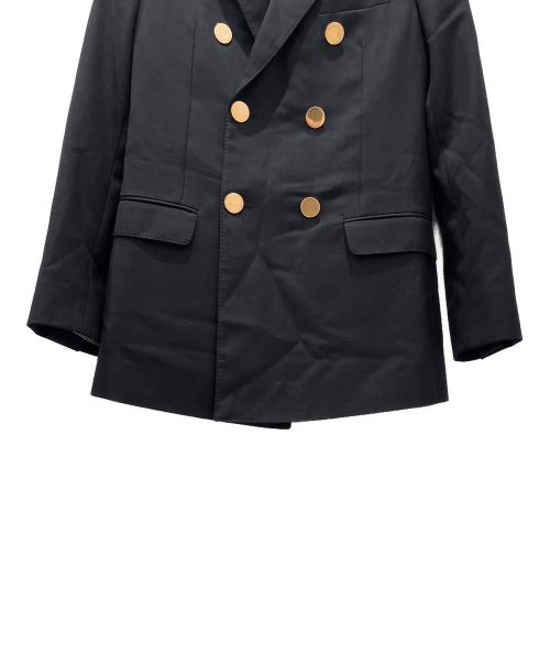 CELINE（セリーヌ）CELINE (セリーヌ) ダブルブレストロングテーラードジャケット ブラック サイズ:34の古着・服飾アイテム