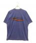 BALENCIAGA（バレンシアガ）の古着「キャンペーンロゴユーズド加工Tシャツ」｜ブルー