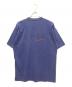 BALENCIAGA (バレンシアガ) キャンペーンロゴユーズド加工Tシャツ ブルー サイズ:S：40000円