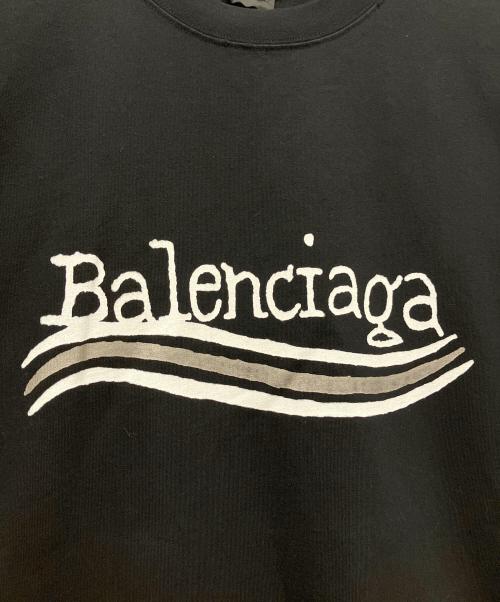 BALENCIAGA（バレンシアガ）BALENCIAGA (バレンシアガ) Hand Drawn Political Campaign Oversized T-shirt ブラック サイズ:Lの古着・服飾アイテム