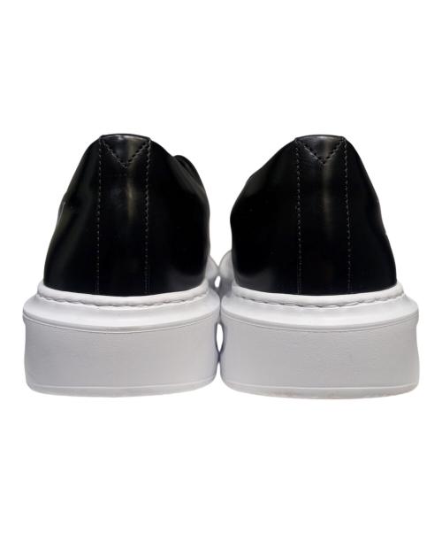 LOUIS VUITTON（ルイ ヴィトン）LOUIS VUITTON (ルイ ヴィトン) LVロゴ レザースニーカー ブラック サイズ:6 1/2の古着・服飾アイテム