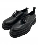 LOUIS VUITTONルイ ヴィトン）の古着「Gradient black lace-up shoes /ブラックアイスラインダービーシューズ」｜ブラック