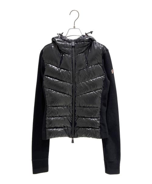MONCLER（モンクレール）MONCLER (モンクレール) フリース切替ダウンジャケット ブラック サイズ:Lの古着・服飾アイテム