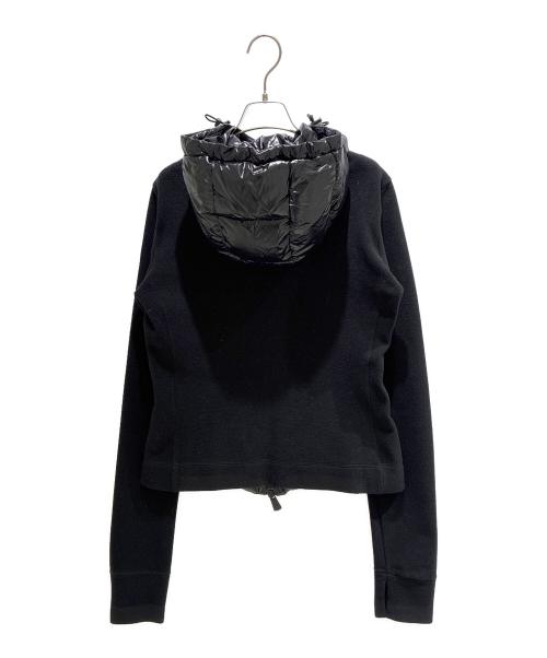 MONCLER（モンクレール）MONCLER (モンクレール) フリース切替ダウンジャケット ブラック サイズ:Lの古着・服飾アイテム