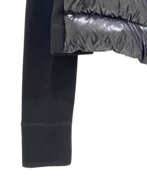 MONCLER（モンクレール）MONCLER (モンクレール) フリース切替ダウンジャケット ブラック サイズ:Lの古着・服飾アイテム