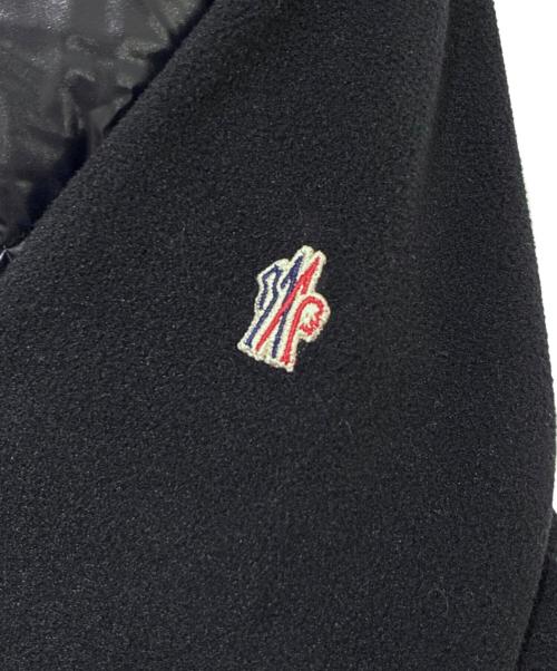 MONCLER（モンクレール）MONCLER (モンクレール) フリース切替ダウンジャケット ブラック サイズ:Lの古着・服飾アイテム