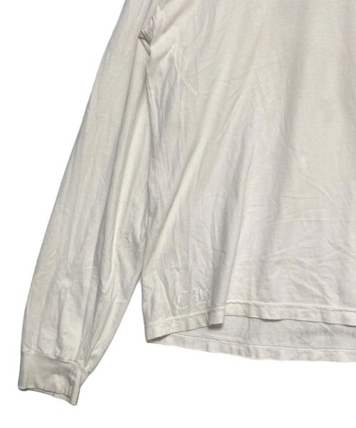 CHROME HEARTS（クロムハーツ）CHROME HEARTS (クロムハーツ) ロングスリーブポケットカットソー ホワイト サイズ:XLの古着・服飾アイテム