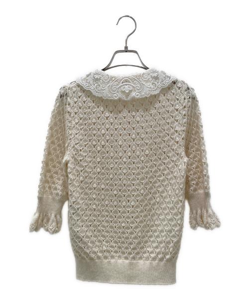Chloe（クロエ）Chloe (クロエ) Pointelle knit/CHLOE POINTELLE KNIT アイボリー サイズ:XSの古着・服飾アイテム