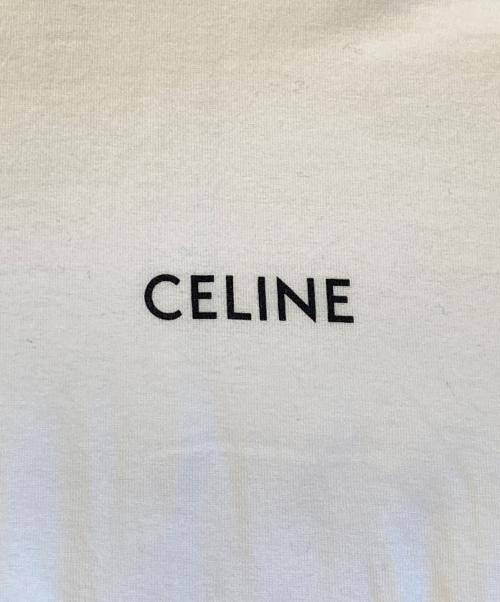 CELINE（セリーヌ）CELINE (セリーヌ) ロゴTシャツ ホワイト サイズ:Mの古着・服飾アイテム