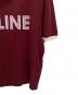 中古・古着 CELINE (セリーヌ) ロゴトリムTシャツ ワインレッド サイズ:M：40000円