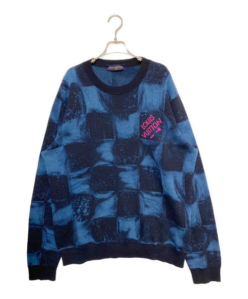 LOUIS VUITTON（ルイ ヴィトン）LOUIS VUITTON (ルイ ヴィトン) ダミエソルトジャガードスウェット ネイビー サイズ:XXLの古着・服飾アイテム