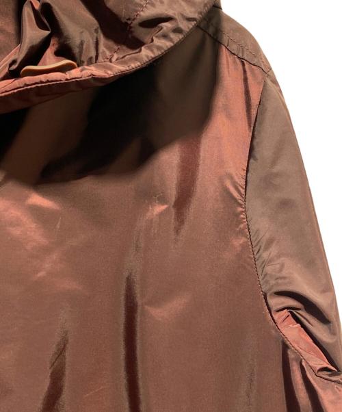 PRADA（プラダ）PRADA (プラダ) ロゴプレートナイロンジャケット ワインレッド サイズ:42の古着・服飾アイテム