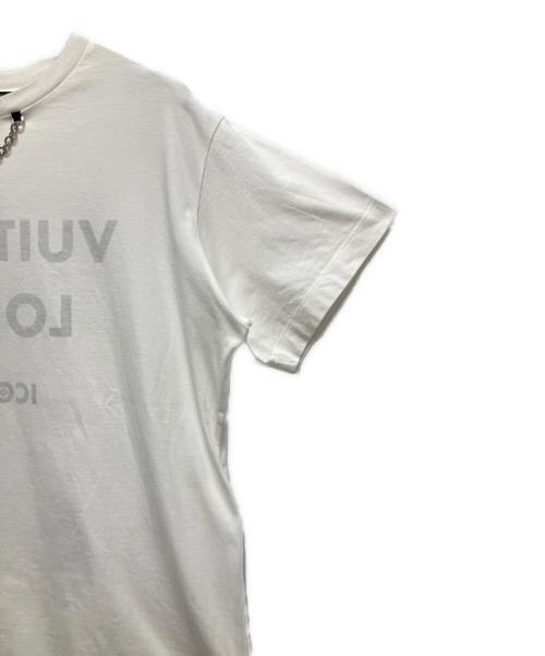 LOUIS VUITTON（ルイ ヴィトン）LOUIS VUITTON (ルイ ヴィトン) Louis Vuitton ICONS Chain Tee/リバースロゴプリントTシャツ ホワイト サイズ:Lの古着・服飾アイテム