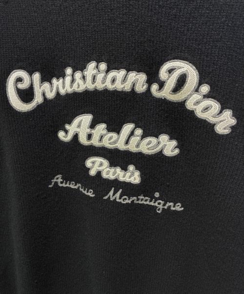 Dior（ディオール）Dior (ディオール) レタードロゴニット ブラック サイズ:Sの古着・服飾アイテム