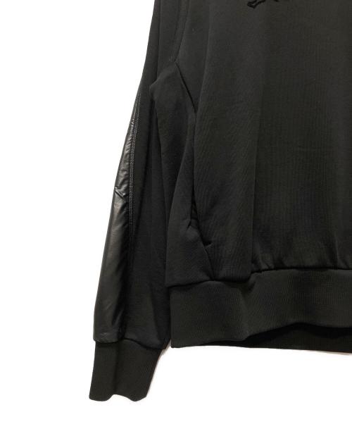 MONCLER（モンクレール）MONCLER (モンクレール) FELPA CON AAPPUCCIO/ロゴパーカー ブラック サイズ:Sの古着・服飾アイテム