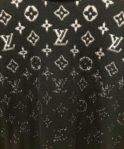 LOUIS VUITTON（ルイ ヴィトン）LOUIS VUITTON (ルイ ヴィトン) モノグラムグラディエントニット ブラック サイズ:Sの古着・服飾アイテム