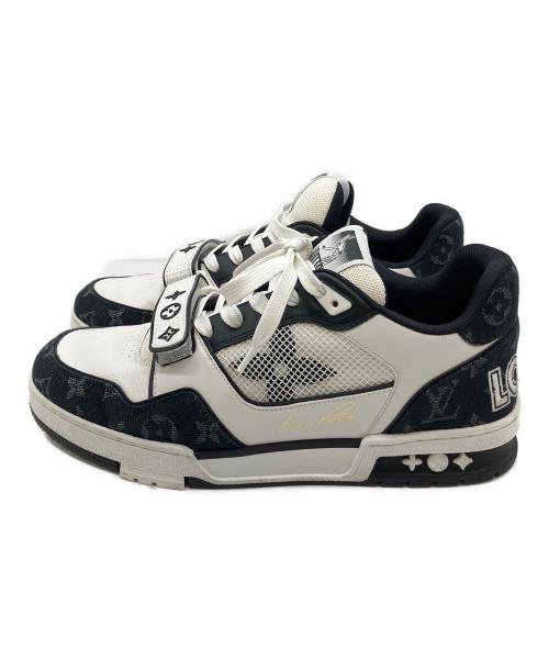 LOUIS VUITTON（ルイ ヴィトン）LOUIS VUITTON (ルイ ヴィトン) LVトレイナーラインスニーカー ホワイト サイズ:8の古着・服飾アイテム