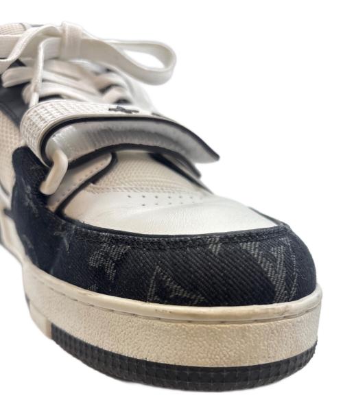 LOUIS VUITTON（ルイ ヴィトン）LOUIS VUITTON (ルイ ヴィトン) LVトレイナーラインスニーカー ホワイト サイズ:8の古着・服飾アイテム