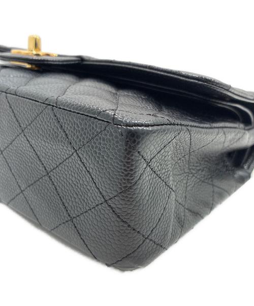 CHANEL（シャネル）CHANEL (シャネル) マトラッセ25　Wフラップチェーンショルダーバッグ ブラック サイズ:25の古着・服飾アイテム