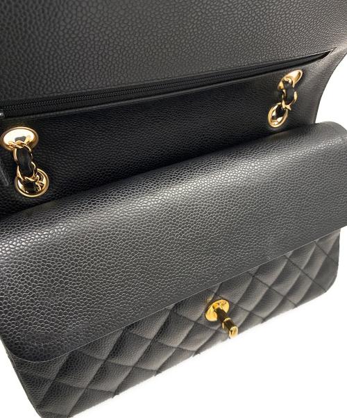 CHANEL（シャネル）CHANEL (シャネル) マトラッセ25　Wフラップチェーンショルダーバッグ ブラック サイズ:25の古着・服飾アイテム