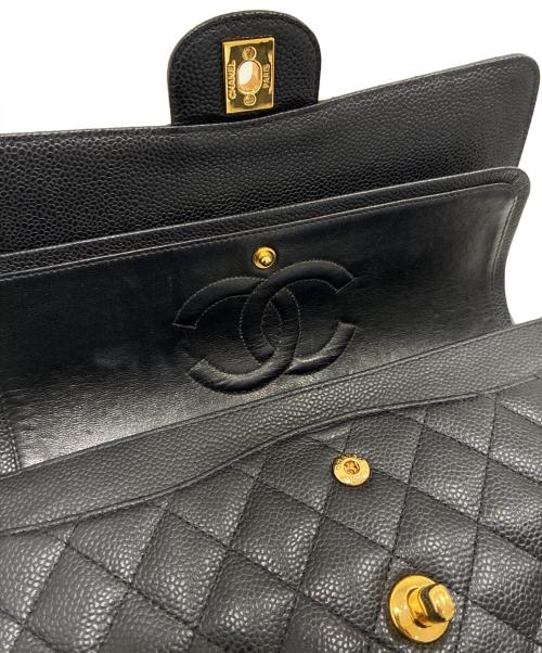 CHANEL（シャネル）CHANEL (シャネル) マトラッセ25　Wフラップチェーンショルダーバッグ ブラック サイズ:25の古着・服飾アイテム