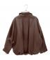 LOEWE (ロエベ) レザーバルーンジャケット ブラウン サイズ:34：400000円