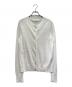 HERMES（エルメス）の古着「パンチング カーディンガン」｜ホワイト