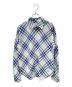 BURBERRY（バーバリー）の古着「チェックフランネルシャツ」｜ブルー×ホワイト