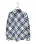 BURBERRY (バーバリー) チェックフランネルシャツ ブルー×ホワイト サイズ:4：35000円