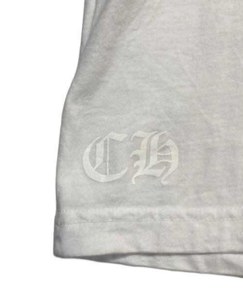 CHROME HEARTS（クロムハーツ）CHROME HEARTS (クロムハーツ) ダガーアイチャートSSポケットTシャツ ホワイト サイズ:Mの古着・服飾アイテム