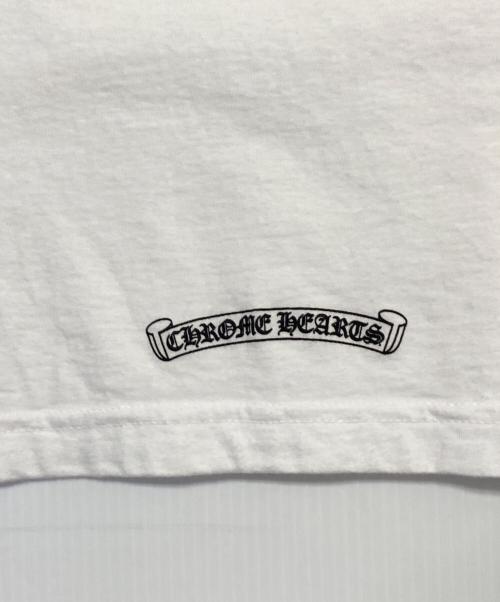 CHROME HEARTS（クロムハーツ）CHROME HEARTS (クロムハーツ) ダガーアイチャートSSポケットTシャツ ホワイト サイズ:Mの古着・服飾アイテム