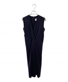 Maison Margiela（メゾンマルジェラ）の古着「ストライプワンピース」｜ネイビー